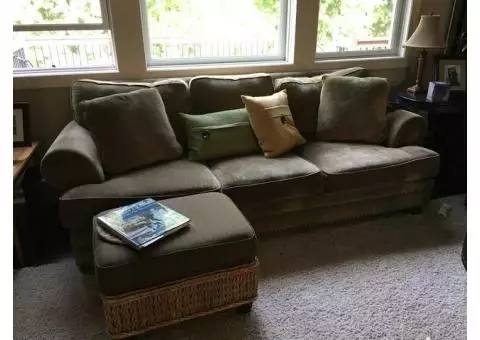 Sofa, Ottoman and Oversized Chair